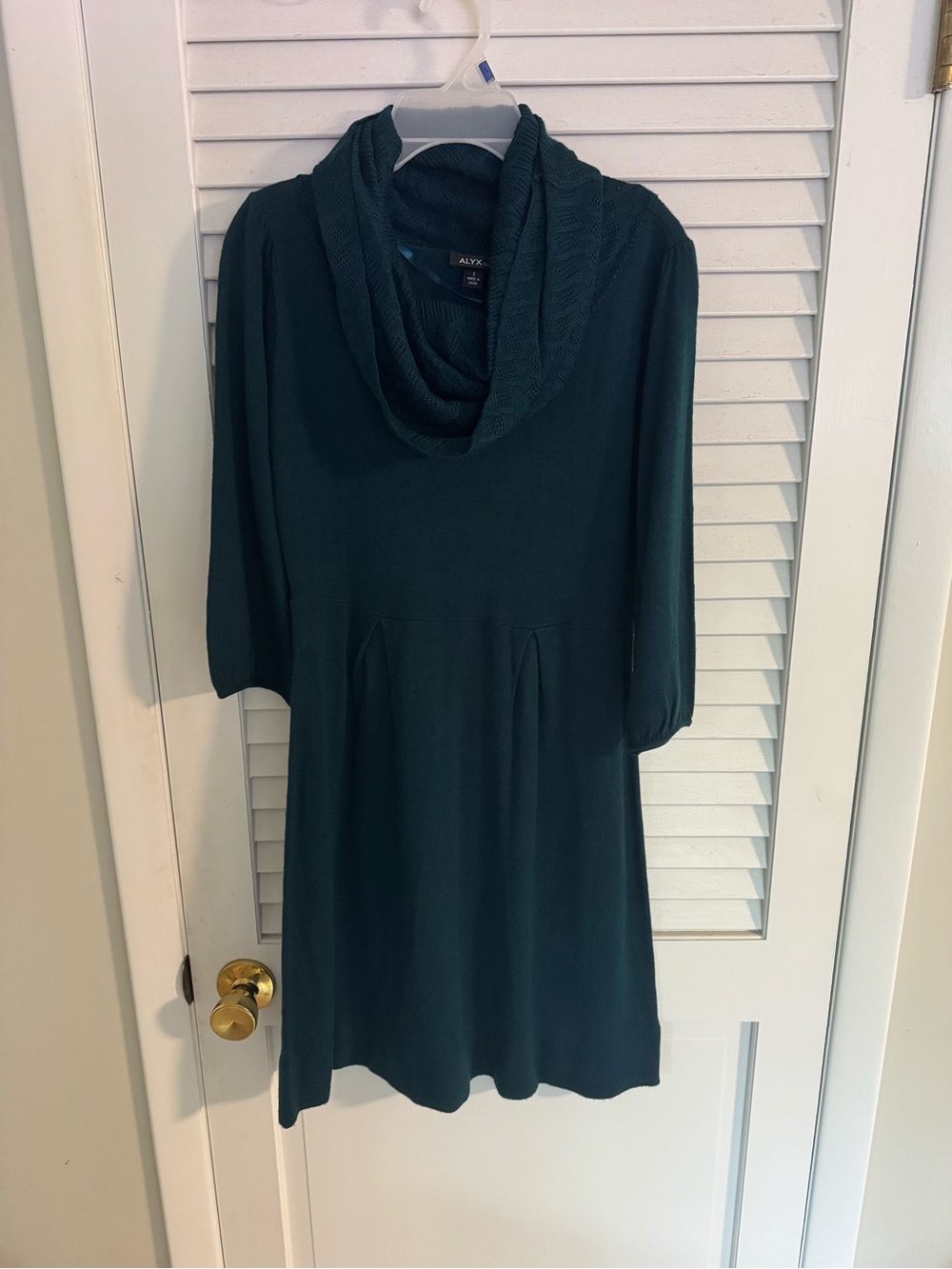 Cowl Neck Sweater Dress